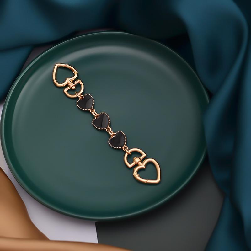 Bag Extension Chain Pearl Metal Accessories Love Buckle With One Shoulder Mahjong Armpit China-Chic Style