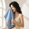 Striped Absorbent Thick Cotton Face Towel Soft Yarndyed Design For Adults