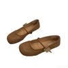 Fashion Spring women's outdoor shoes retro round toe cute casual fashion simple comfortable versatile women's single shoes