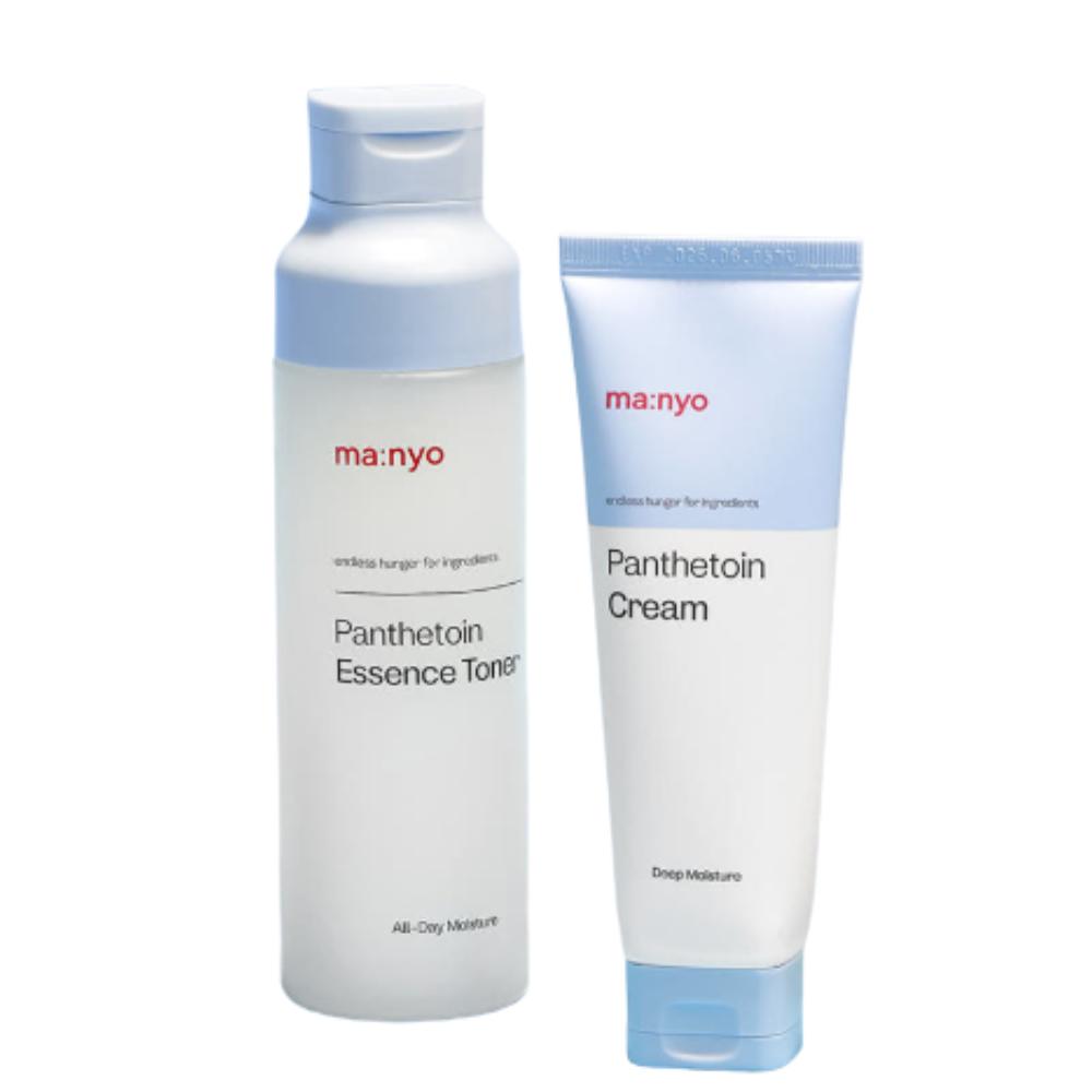 

ma:nyo Panthetoin Essence Toner 200ml & Enriched Cream 80ml 2-Piece Set | 200-Hour Extreme Moisture & Barrier SOS Duo