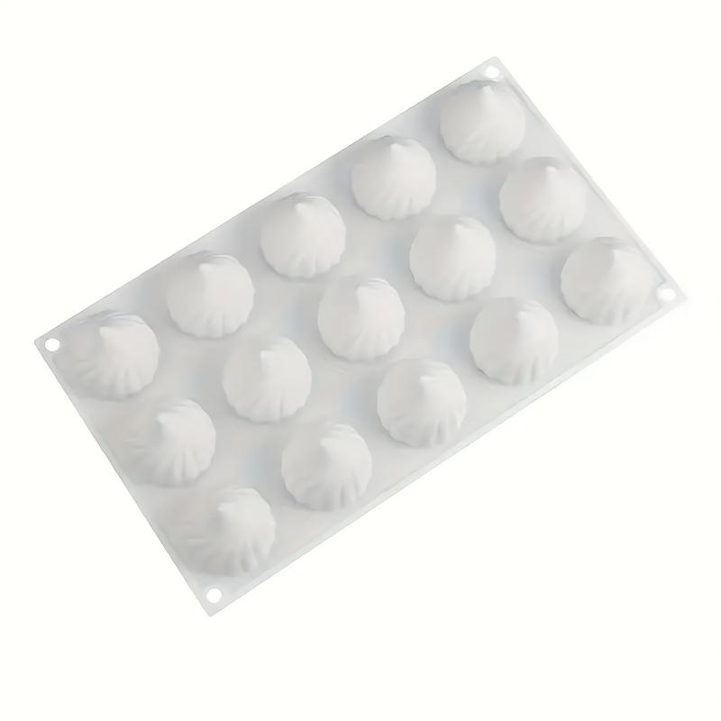 Nepřilnavá silikonová forma ve tvaru plamene na čokoládové pralinky k pečení, na výrobu madeleinek, bonbonů, želé, ledových kostek, dortů, sladké dekorace