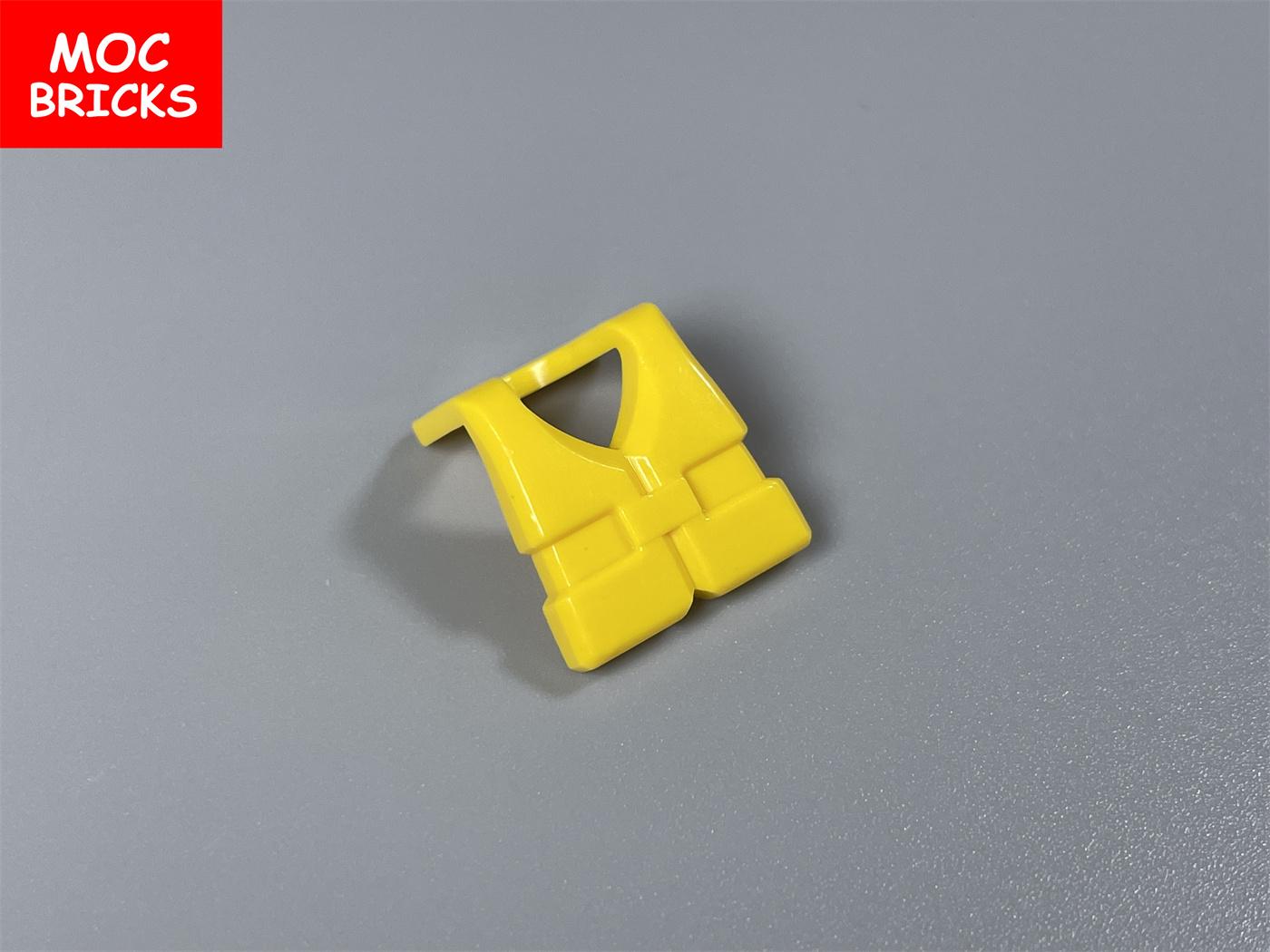 

10pcs MOC Bricks 97895 Vest For 4cm Figure Body WeaR DO-IT-YOURSELF Assembled Constructing Blocks Particle Kid Puzzle Brain Plaything Present жёлтый