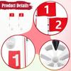 Golf Flag and Cup Flagstick Portable Detachable with Numbered Flags for Club Putting Green Lawn