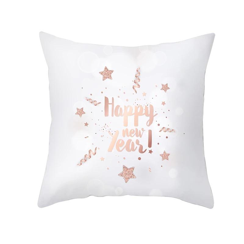 Christmas Themed Pillowcases Car Ornaments Office Santa Claus Living Room Sofa Home Pillowcases