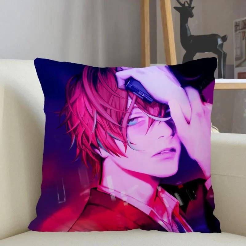 Hypnosis Mic -Division Rap Battle Pillowcase Home Decoration 45x45cm Zipper Square Pillowcase Throw Pillow Cover Drop Shipping