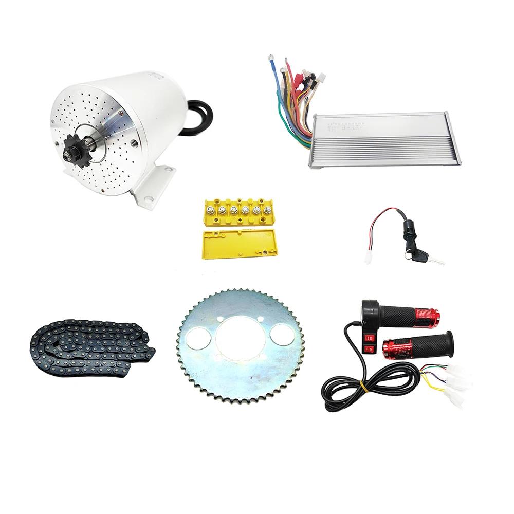 48V 60V 2000W Bezuhlíkový DC Motor Kit pro Elektrickou Koloběžku E-Koloběžku E-Tříkolku/ATV