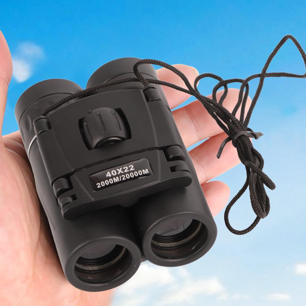 40X22 Binoculars HD IPX5 Waterproof Fogproof Foldable Portable Compact Binoculars for Bird Watching Sightseeing