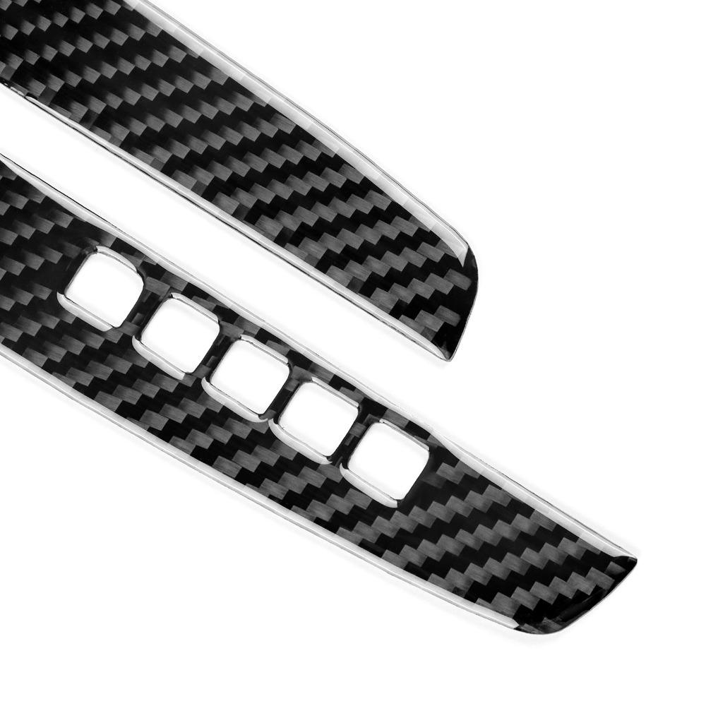 Carbon Fiber Modified For Honda Accord 2013-2017 Car Central Console Gear Shift Panel Protective Sticker Decoration Accessories