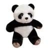Cartoon Simulation Black Bear with Panda Doll Plush Toy Doll Children Sleeping Pillow Doll Girl Gift