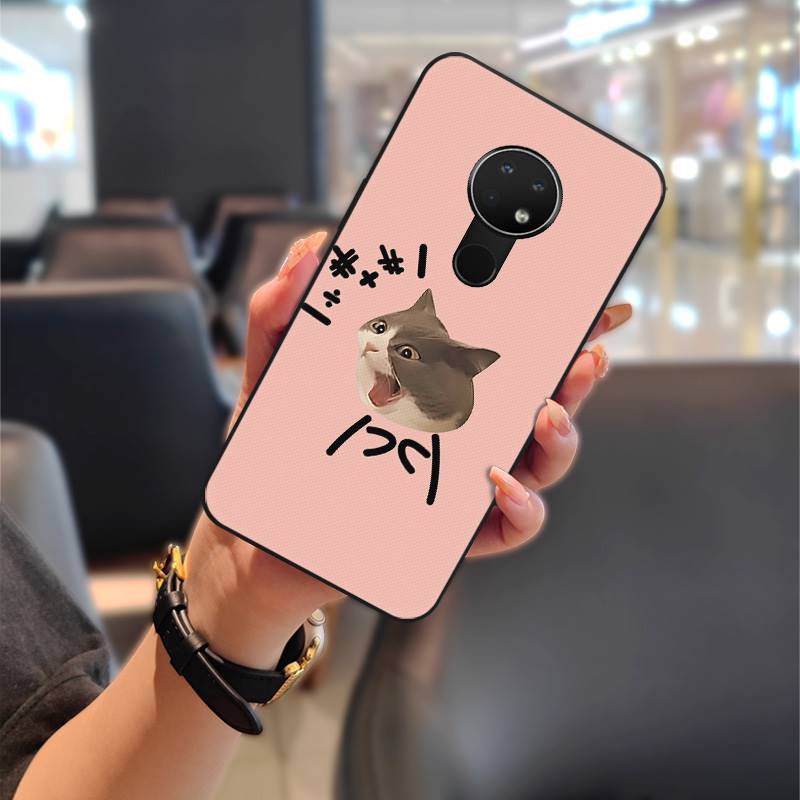 Back Cover Anti-knock Phone Case For Nokia 6.2/7.2 Couple Phone Pouch Protective Cute Full Wrap Fashion Design Durable