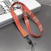 Retro Pattern Crossbody Cell Phone Lanyard Adjustable Hanging Neck Mobile Phone Strap Lanyard Pendant With Universal Card Gasket