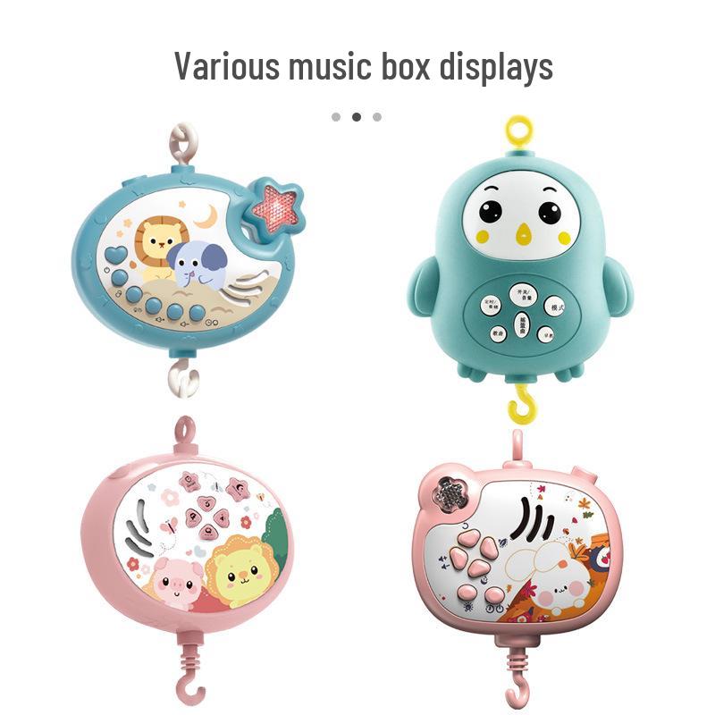 Multifunctional Rotating Music Crib Mobile – Soothing Toy for Newborns