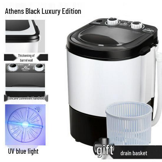 Compact Semi-Automatic Washing Machine for Baby and Household Laundry