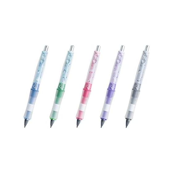 PILOT Limited Dr.Grip X Campus Collaboration Mechanical Pencil 0.5mm FG [Owl Green] HDGCL-60RC-FG Textile-style (Geometric Pattern) with Small Animal