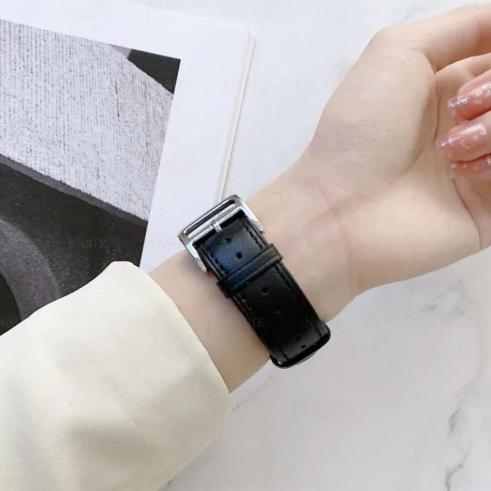 Leather Bracelet Strap For Fitbit Versa 4 3 2 1 Versa Lite Smart Watch Wristband Replacement Strap For Fitbit Sense/sense 2 Watchband