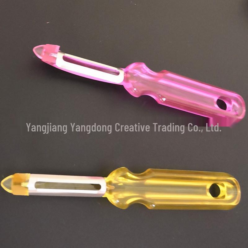 Y-Shaped Mixed Color PS Plastic Fruit & Melon Peeler Grater