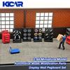 Loja de Reparo de Carros Modelo em Escala 1/64 Garagem Parede de Exibição Painel Perfurado de Resina Conjunto de Peças Para Diorama Modificação Hobby Personalizado