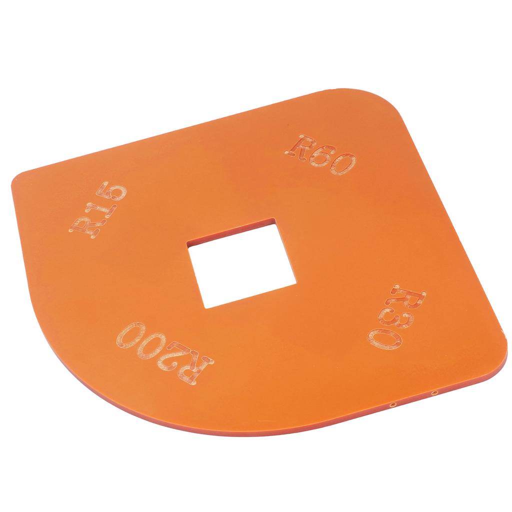 Rounded Corner Locator R15 R30 R60 R200 Radius Template Jig for Cabinet Closet Cutting Woodworking