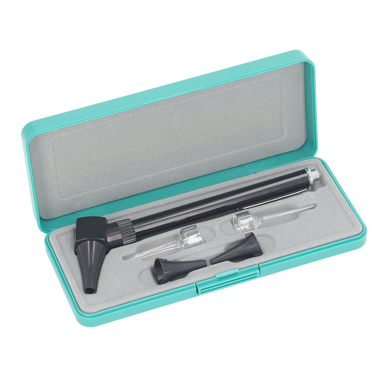 

Отоскоп со светодиодной подсветкой, диагностический комплект высокого разрешения, работающий от батареек, эргономичный ушной отоскоп