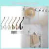 Alloy Durable Zinc Coat Hanger With Drill Holes For Bathroom Closet Organization