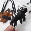 Cross-Border Japanese Kitten PU Leather Backpack & Luggage Pendant Ornament