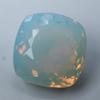 Lab-Created Opal Loose Gemstone Unique Multi-Color 56 ct Cushion Cut October Birthday Birthstone