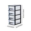 Clear Desk Storage Box with Drawer Organizer for Makeup