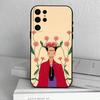 F-Frida-A K-Kahlo-g A-Art  Phone Case For Samsung S25,S24,S21,S22,S23,S30,Ultra,S20,Plus,Others Soft Black Case