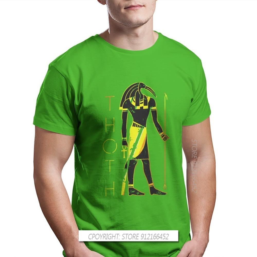 Men Egyptian Mythology Ancient Gods Atum Horus Osiris Oversize T-Shirt Thoth Pure Cotton Graphic Tops
