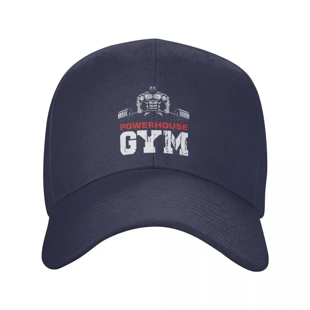Fashion Bodybuilding Fitness Powerhouse Gym Baseball Cap Women Unisex Custom Adjustable Adult Dad Hat Hip Hop Snapback Caps