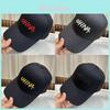 Letters Embroidery Stylish Baseball Cap With Wide Brim Sunshade For Men And Women