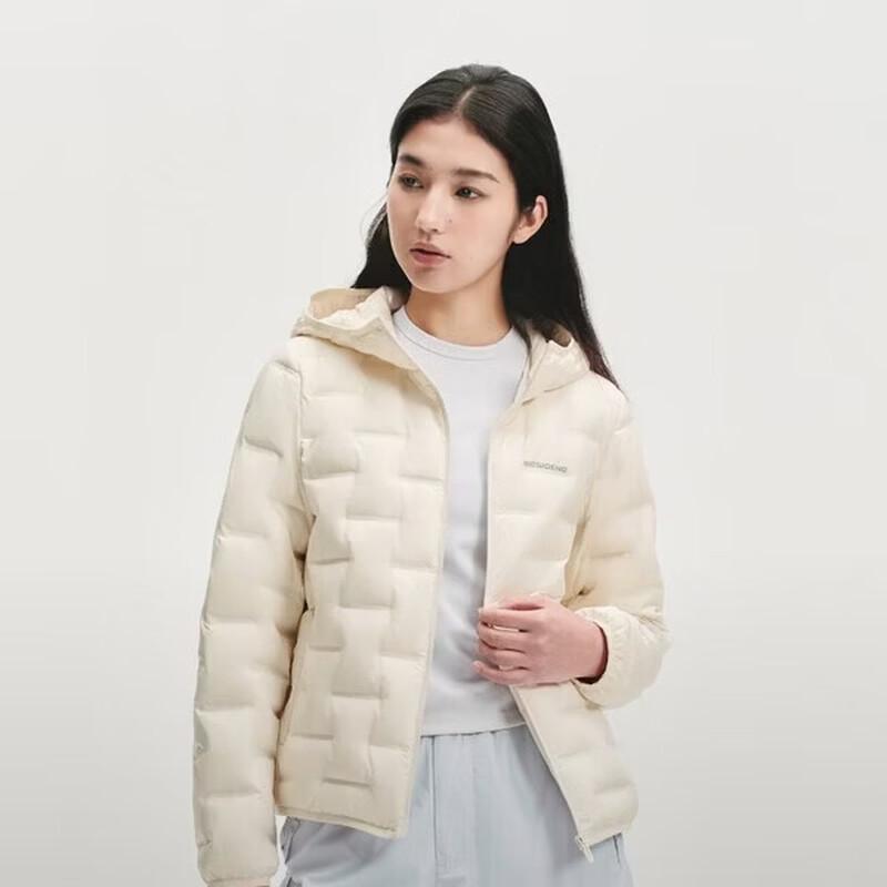 BOSIDENG Cloud-feel Goose Down Hooded Women s Down Jacket