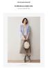 Women's Loose Fit Cashmere Cable Knit Cardigan - Long Sleeve, Round Neck, Autumn/Winter 2024 Collection