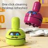 Mini Desktop Vacuum Cleaner Cordless Air Duster Dust Sweeper Computer Dust Collector for Home Office Keyboards Cleaning