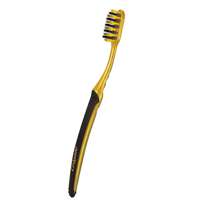 Colgate Slim Soft Binchotan Charcoal Gold Toothbrush