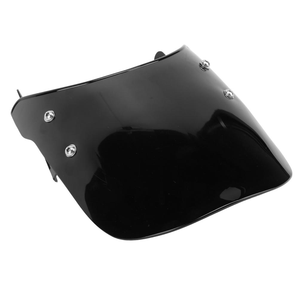 Motorcycle Front Windshield Unbreakable PMMA Panel Front Wind Deflector with Mount Bracket for