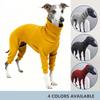 Basic Soft Italian Greyhound Dog Pajamas, Turtleneck Elastic Pet Sweater for Whippet, Rib Lightweight Jumpsuit for Large Dogs