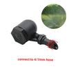 4/7mm Hose Single-Barb Atomization Nozzle Orifice 0.46mm Misting Sprayer Head Garden Greenhouse Irrigation Cooling 10/20/100Pcs