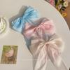 Cream Sweet Desire Mesh Bow Hairpin - Fairy Spring Hair Accessory Clip