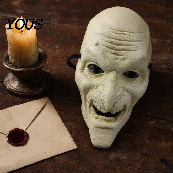 Realistic Halloween Horror Decor Scary Masque for Adults, Creepy Full Face Three-dimensional Masque, Masquerade Cosplay Costume or Party Accessory
