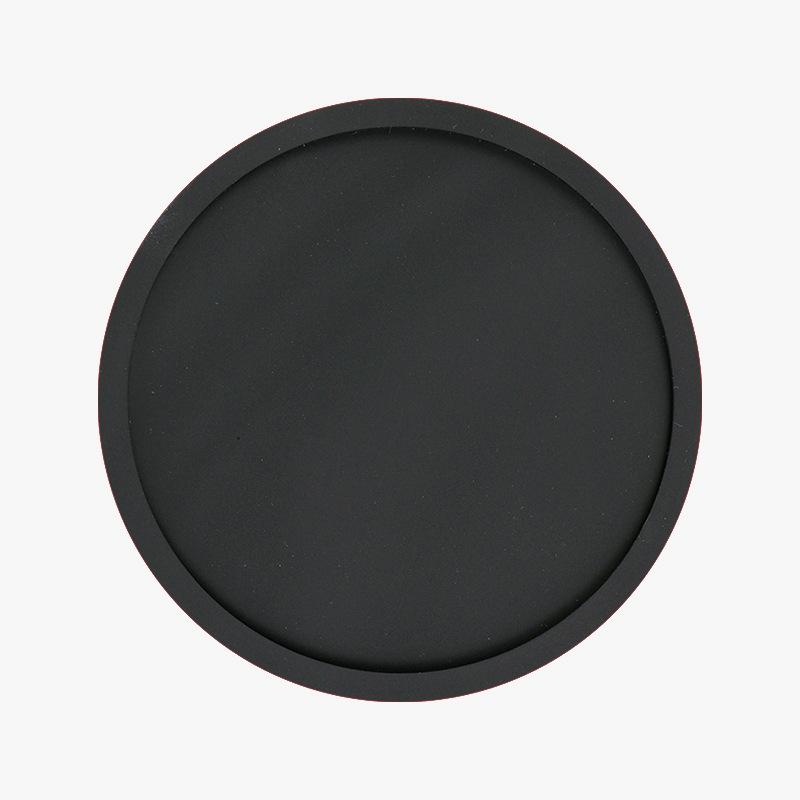 10cm Silikon Untersetzer Rund Hitzebeständig Gummi Kaffeetasse Matte Tee Getränke Tasse Glas Getränkehalter Pad Deko Tischmatte