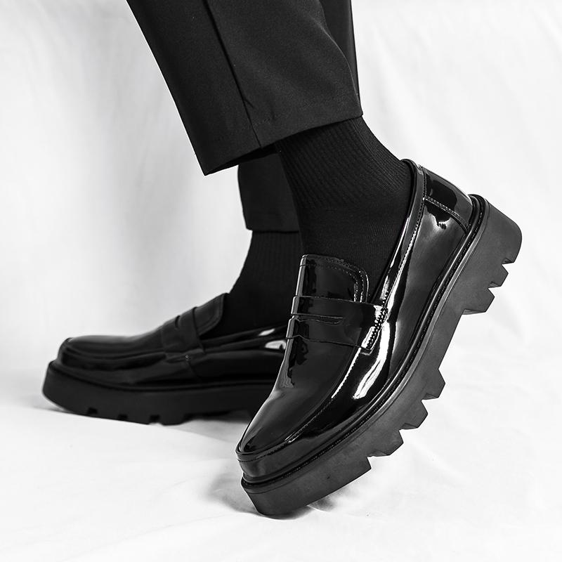 Fashion Thick Soled Casual Men's Shoes New Hot and Luxurious Styles 38-46 Plus Size Daily Adult Shoes Party Hairstylist Versatile