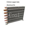 Freezer Freezer Condenser 1/5HP Air-cooled Water-cooled Aluminum Fin Copper Tube Radiator Fin Heat Exchanger Without Shell