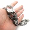 Mens Stainless Steel Heavy Wolf Dragon Skull Pendant Necklace Vintage Men holiday Gift