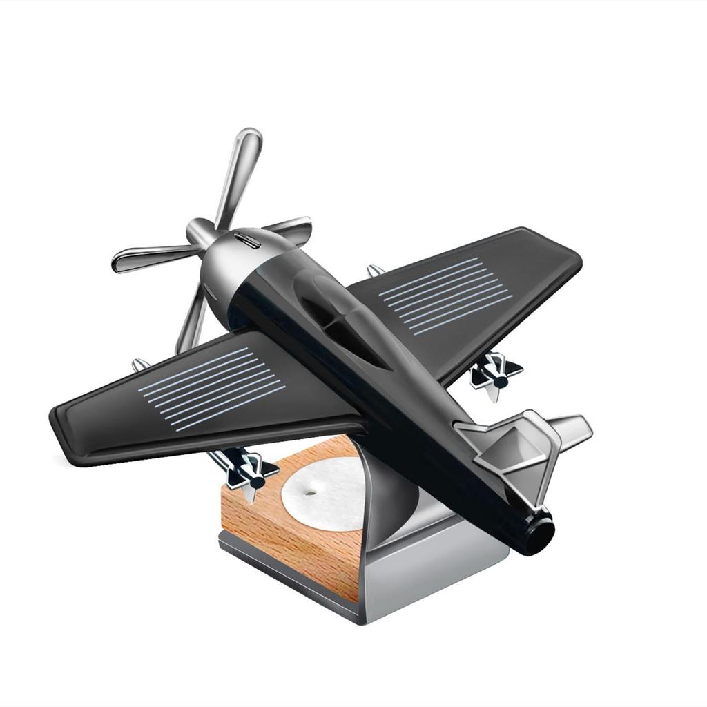 Can Turn When There Is Sunlight Solar Energy Airplane Car Perfume Decoration Interesting Ornaments Interior Decorations Toys