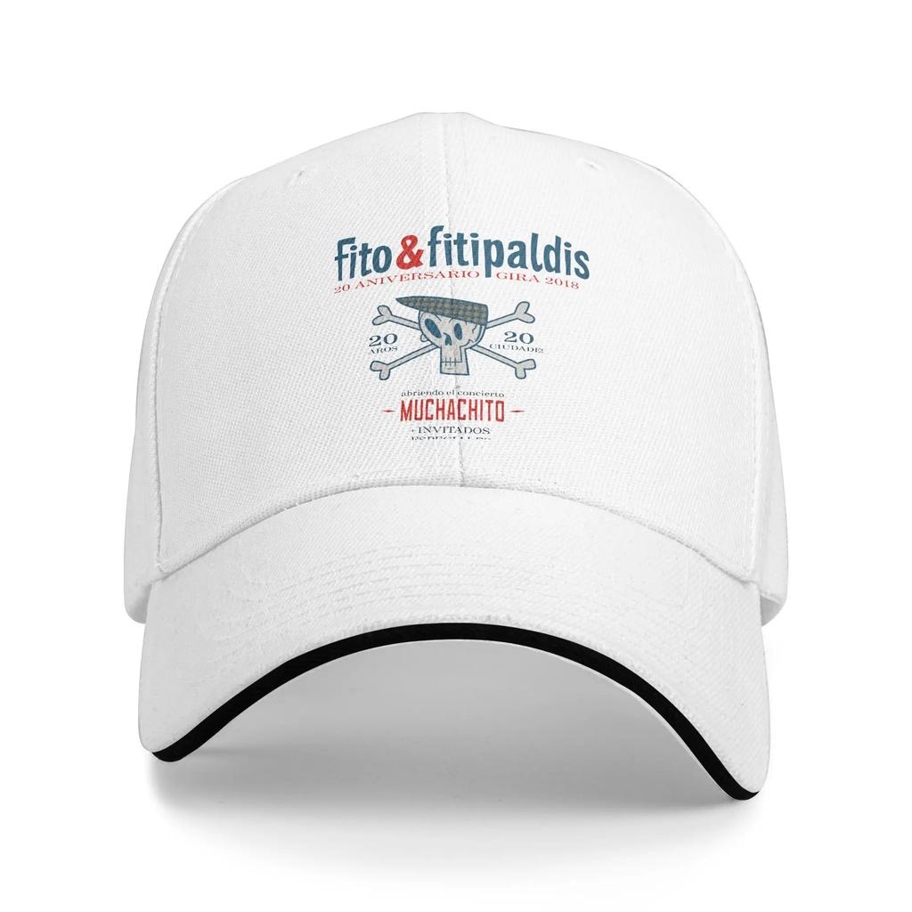 Fitos Fitipaldis Band Baseball Cap Women Unisex Custom DIY Hip Hop Hats Spring Vintage Hunting Camping Sun Visor Baseball Caps