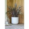 EDA Round Pot GRAPHIT UP - 32.5 L - Ø 38.5 Cm X H 36.8 Cm - Cerused White