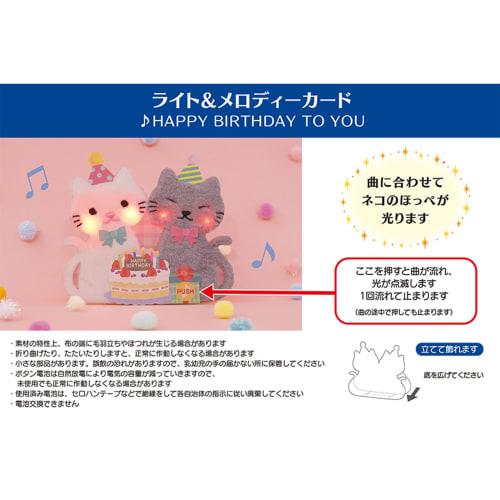 Sanrio Birthday Celebration Light & Melody 2 Fluffy Cats JPME89-9R P172 184217