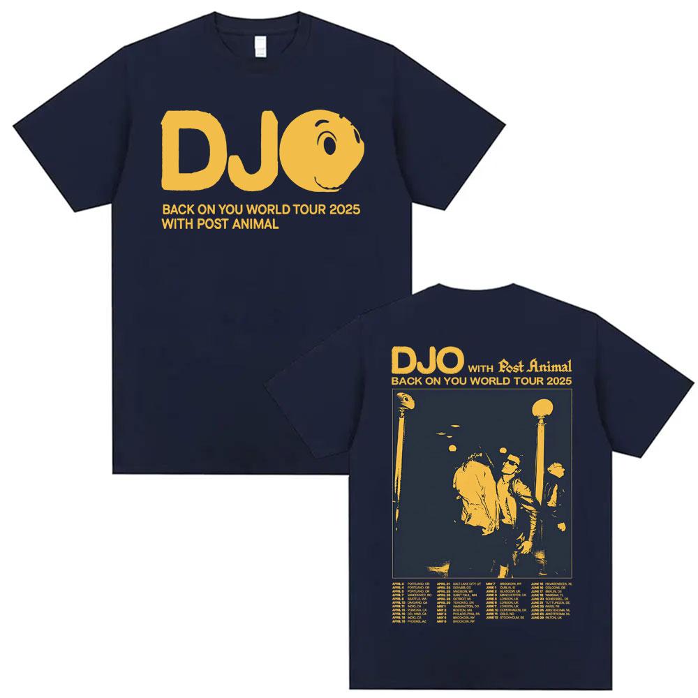 Djo Back on You World Tour Graphic Tshirts Unisex Women Clothing Fashion High Street Tshirt Casual Cotton Oversized Y2K Top