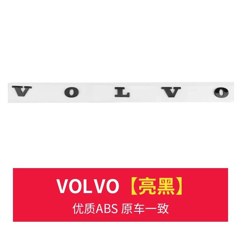 3D Chrome ABS Car Letters For Volvo XC60 XC90 S60 S80 S60L V40 V60 T5 T6 AWD Emblem Badge Logo Sticker Trunk Accessories